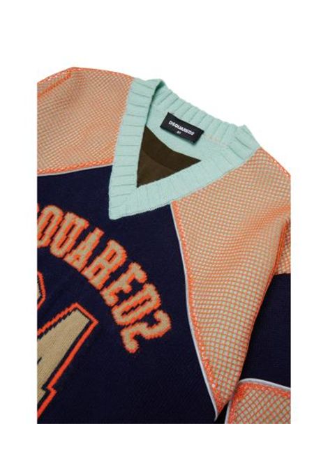 Pull con logo DSQUARED2 JUNIOR | DQ3438 D0AIIDQ864